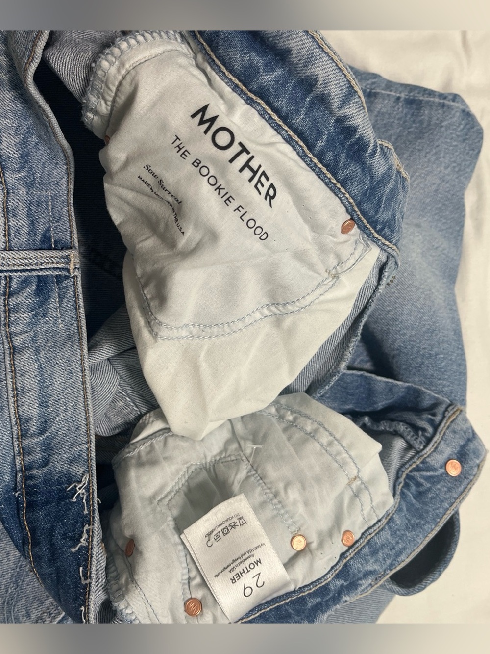 Mother Bookie Flood Jeans | sz 29, gently used - Picture 5 of 7